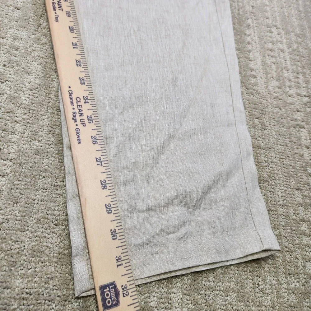 Tasso Elba Linen Pants Men XXL Relaxed Fit Drawstring Elastic Waist Straight Leg